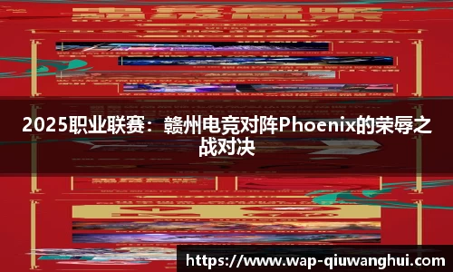 2025职业联赛：赣州电竞对阵Phoenix的荣辱之战对决